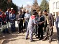 گزارش تصویری از آئیین درختکاری و تقدیر ازهمکاران فضای سبز دانشگاه